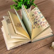 牛皮纸盒装a5欧式复古韩式日记本，超厚笔记本盒装创意心情彩页本子