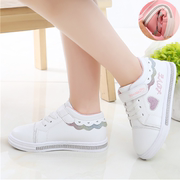 儿童运动鞋女童鞋子2023春秋韩版学生公主鞋中大童软底小白鞋