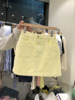 韩国小众设计感牛仔半身裙，女2024夏季高腰显瘦包臀a字短裙潮
