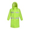 防暴雨橘黄色反光雨衣长款连体环卫工人消防公路绿化工程机场执勤