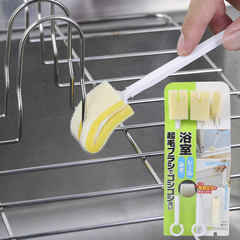 日本浴室缝隙刷厨房卫生间瓷砖死角多功能窗缝凹槽强力去污清洁刷