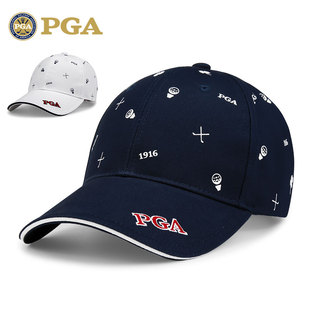 美国pga高尔夫男女球帽防晒遮阳职业款男帽，透气舒适可调节