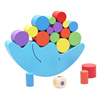木制平衡积木儿童益智彩色，叠叠乐堆塔玩具亲子多人桌面积木玩具