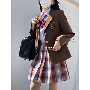 jk格裙原创韩式制服套装秋冬季儿童，女学生学院风校服校供西装外套