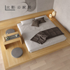 日式特大床榻榻米低床双人落地板式床地铺地台矮床可定制实木简约