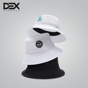 dexgolf高尔夫男女士帽子，透气运动帽遮阳防晒百搭刺绣渔夫帽