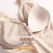 日本HJ免穿文胸带胸罩一体式塑身衣连体内衣内裤收腹束腰美体束身