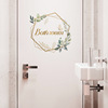 旅康CH33001浴室门贴A北欧创意清新卧室卫生间门贴简约装饰木门贴