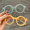 韩版儿童镜架小孩无镜片眼镜时尚潮男童女童宝宝硅胶眼镜框架墨镜
