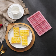欧式硅胶华夫饼模具diy烘焙工具饼干蛋糕模松饼格仔饼模烘焙模具