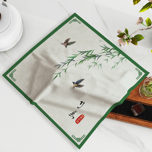 新中式茶盘盖巾遮尘方形，防尘罩茶杯茶台盖布，万能防尘多用遮灰方巾