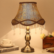 复古卧室台灯 美式欧式创意家用浪漫结婚房间简约现代床头灯
