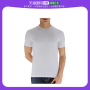 香港直邮ARMANI COLLEZIONIARMANI副线 男士白色圆领T恤 0CM90J-0