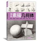 美学大师领悟素描几何体书籍八开临摹范本素描，起步入门基础教程对画照片，写生技法画册集美院联考美术高考名师示范教材正版图书