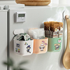 磁吸收纳盒冰箱侧面置物架壁挂式厨房杂物挂篮免打孔保鲜套架储物
