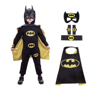 男万圣节cosplay演出服3蝙蝠侠儿童服装童秋装套装披风幼儿园衣服