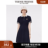 TeenieWeenie小熊奥莱质感POLO连衣裙马卡龙色A字裙女夏