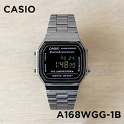 卡西欧手表casioa168wgg-1b复古方块，七年电子钢带反显防水表