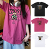 韩国小众潮牌AMBLER短袖男女夏季可爱小熊刺绣圆领泰迪情侣T恤