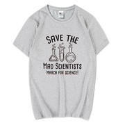 青少年t恤男短袖生活，大爆炸geek科学家创意，化学男士短袖t恤潮