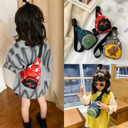 男童包包宝宝斜挎小包韩版潮儿童，胸包可爱小恐龙，户外出游女孩背包