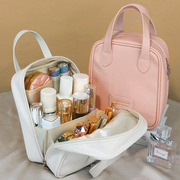 大容量贝壳化妆包高颜值便携式旅行洗漱包PU收纳包化妆品收纳袋