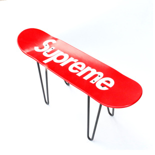 滑板凳创意滑板改造滑板凳子吧台东北枫supreme潮牌个性装饰