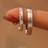 pt950铂金戒指女情侣对戒触及真心轻奢小众，设计素圈结婚生日礼物