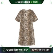 香港直邮Ganni 豹纹连衣裙 F7723