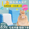兔子尿垫一次性除臭加厚隔尿垫膜兔兔专用尿不湿宠物纸尿片布用品
