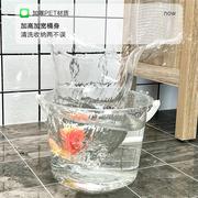 水桶脸盆套装学生宿舍用洗衣手提桶透明带盖防尘储水加厚塑料桶小