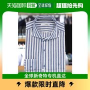 韩国直邮S.T.DUPONT 男款 紧身款 横条纹 长袖 衬衫 (SE3SM21LS