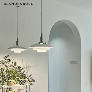 丹麦飞碟吊灯中古vintage美式餐厅，灯创意个性艺术双头餐桌灯