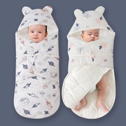 包被婴儿秋冬拉链款新生婴儿抱被防惊跳睡袋襁褓厚款包被初生宝宝