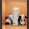 现代简约熊猫书挡摆件家居玄关书架客厅酒柜办公室轻奢装饰品礼物
