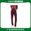 香港直邮潮奢 ASOS 男士smart 设计紧身酒红色裤子