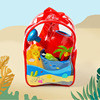 Hape乐享沙滩玩具套装2-4岁宝宝水壶铲子和小桶玩沙子挖沙模型套
