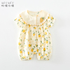 女宝宝夏装套装0一1岁6月新生婴儿，衣服夏季哈衣薄韩版洋气连体衣8