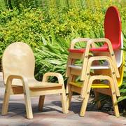 儿童椅幼儿园宝宝小椅子靠背椅小孩扶手椅凳子简约实木家居小板凳