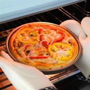 金色不沾披萨烤盘689寸圆形pizza比萨盘，家用烘焙模具套装烤箱用