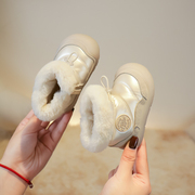 2023宝宝雪地靴女童加绒保暖短靴冬季棉鞋1一3岁婴儿学步鞋子