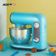aca多功能厨师机家用小型和面机，揉面搅拌全自动打蛋器鲜奶机m10a