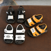 夏季宝宝凉鞋1-3岁男童防滑软底3-6岁婴儿学步小童中童沙滩鞋