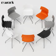 ework简约时尚创意桌椅家用电脑椅，卧室椅客厅休闲椅办公椅会议椅e