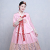 2024韩国传统女士宫廷婚庆烫金，韩服朝鲜民族服装舞蹈台表演出古装