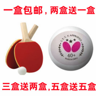 蝴蝶乒乓球三星级40+塑料大球，新材料专业比赛训练3星乒乓球耐打