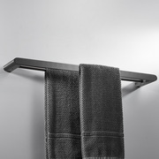 全铜灰色浴室毛巾杆，卫生间卫浴套件厕纸，架毛巾晾衣杆单杆