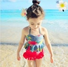 韩版儿童泳衣女童游泳衣比基尼分体裙式小童小女孩公主宝宝