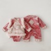 婴儿哈衣服秋冬装女宝宝套装唐装拜年过年新年连体夹棉一周岁礼服