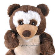 正版cexoteddy可爱小熊猫，胖乎乎浣熊仿真动物毛绒，布艺类玩具公仔
